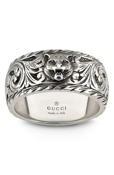 Gucci Men's Gatto Band Ring 